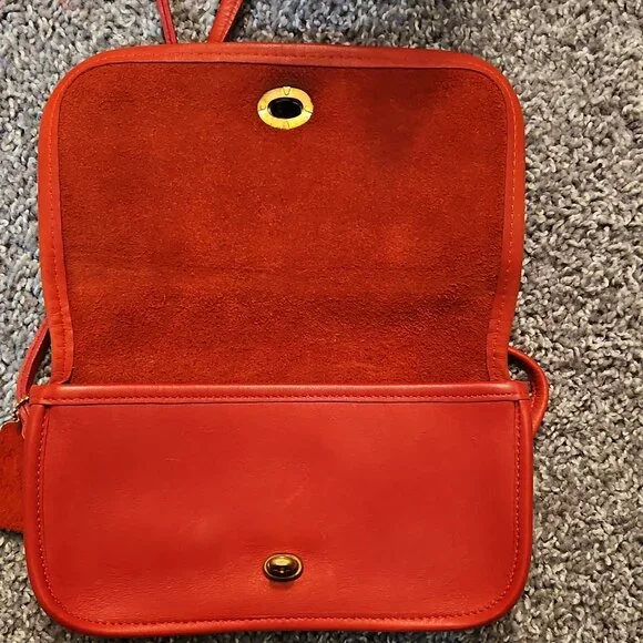 Vintage Chrystie red coach purse - Picture 2 of 5